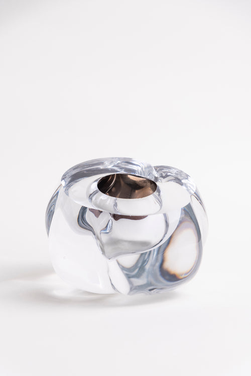 Prism Orbit Handblown Glass Vase - Medium