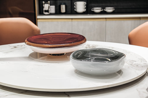 Clear Contour Glass Dish