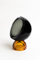 Smoke & Ember Orb Glass Vase