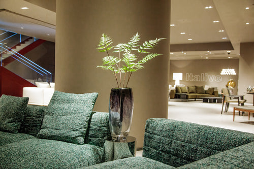 Violet Eclipse Glass Floor Vase - Large