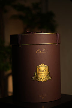 Grand Rose Bouquet - Carmine Red (Burgundy Box With Gold Badge)