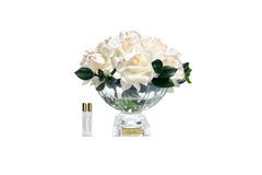 Centrepiece French Rose Bouquet - Pink Blush & Gold badge