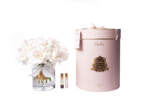 Grand rose bouquet - Blush (Pink Box With Gold Badge)