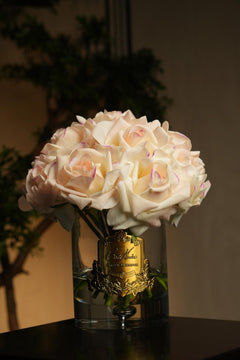 Grand rose bouquet - Blush (Pink Box With Gold Badge)