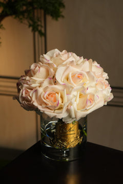 Grand rose bouquet - Blush (Pink Box With Gold Badge)