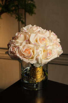 Grand rose bouquet - Blush (Pink Box With Gold Badge)