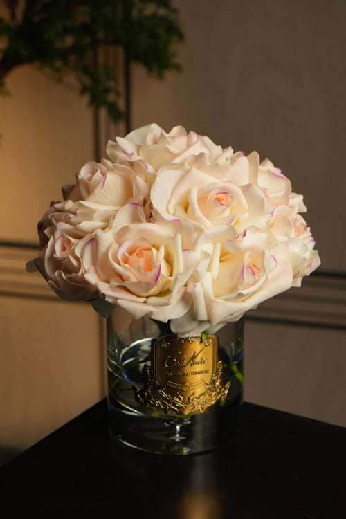Grand rose bouquet - Blush (Pink Box With Gold Badge)