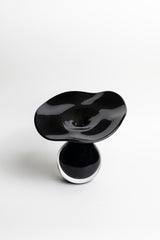 Onyx Bloom Handblown Glass Vase - Medium