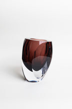 Burnt Ember Ombre Glass Vase - Small