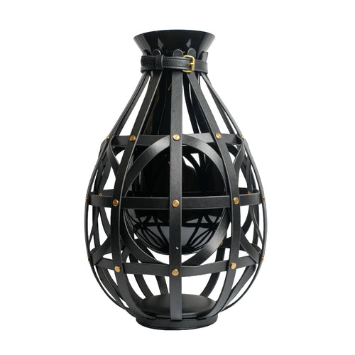 Noir Harness Sculptural Vase
