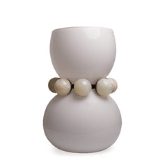 Pearl Orbit Glass Decor