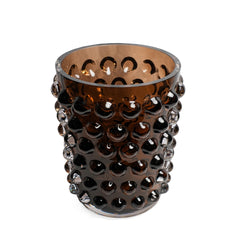 Lumière Amber Glass Vase