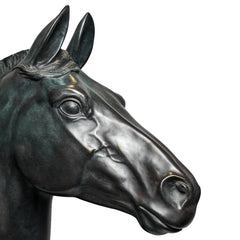Equestrian Noir Horse Sculpture