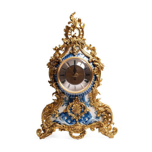 Royal Blue Heritage Table Clock