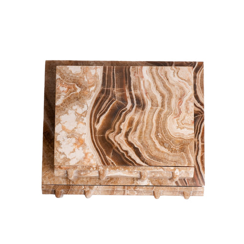 Caramel Stone Decorative Marble Book – Set of 2