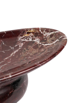 Crimson Vein Marble Centrepiece