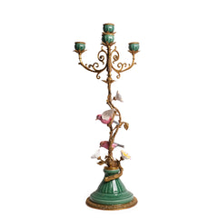 Emerald Bird Heritage Candle Stand