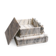 Ivory Vein Marble Book