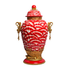 Coral Reef Porcelain Jar