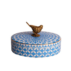 Azure Songbird Decorative Box