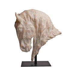 Majestic Ivory Horse Sculpture