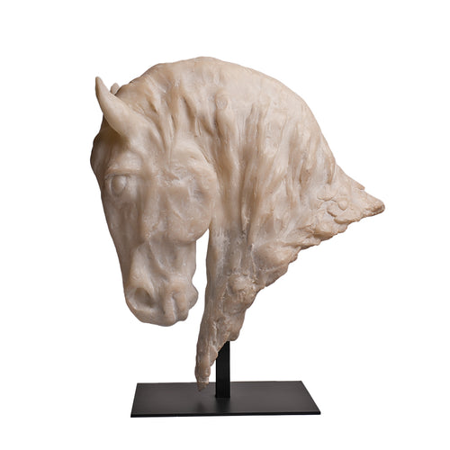 Majestic Ivory Horse Sculpture