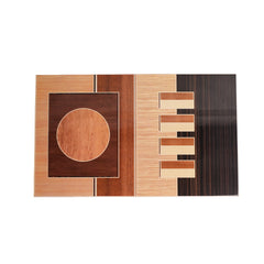 Geometric Marquetry Decorative Box