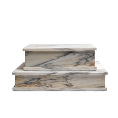 Ivory Vein Marble Book