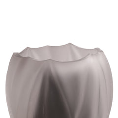 Smoky Petal Sculptural Vase