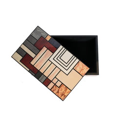 Geometric Mosaic Decorative Box