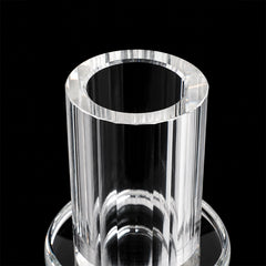 Clarity Crystal Candle Holder - Large