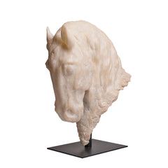 Majestic Ivory Horse Sculpture