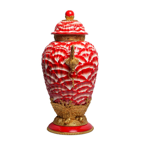 Coral Reef Porcelain Jar