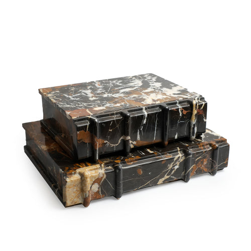 Noir Vein Marble Book