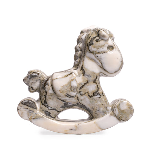 Rocking Horse Marble Sculpture