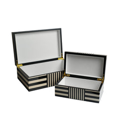 Monochrome Stripe Decorative Box Set