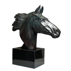 Equestrian Noir Horse Sculpture