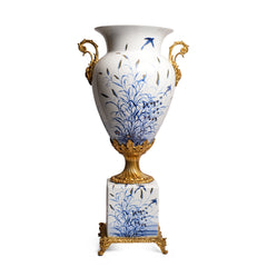 Imperial Blue Botanical Vase