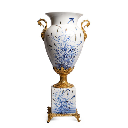 Imperial Blue Botanical Vase