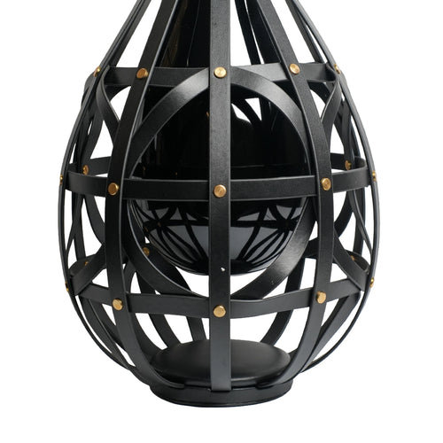 Noir Harness Sculptural Vase