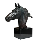 Equestrian Noir Horse Sculpture