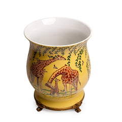 Savannah Giraffe Decorative Jar