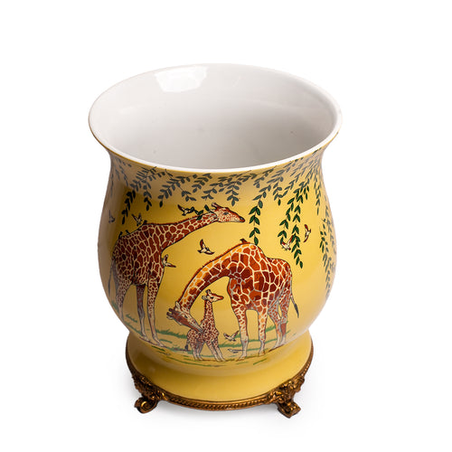 Savannah Giraffe Decorative Jar
