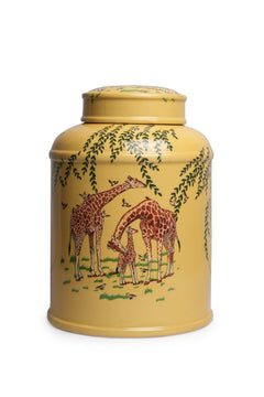 Savannah Yellow Giraffe Decor Jar - Large