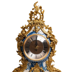 Royal Blue Heritage Table Clock