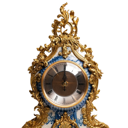 Royal Blue Heritage Table Clock