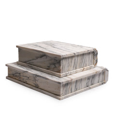 Ivory Vein Marble Book