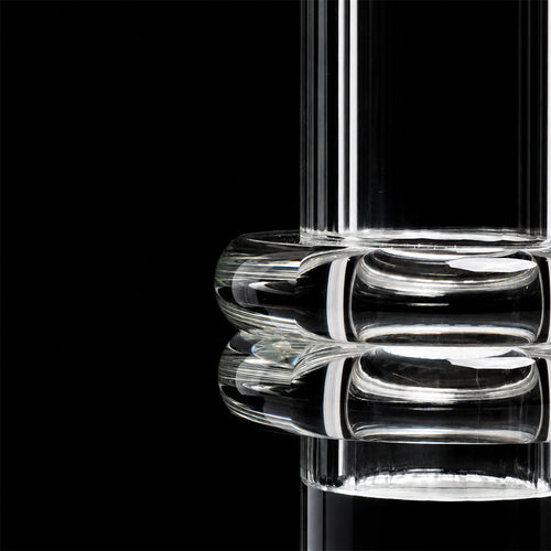 Clarity Crystal Candle Holder - Medium