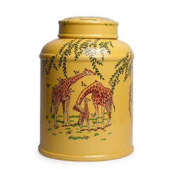 Savannah Yellow Giraffe Decor Jar - Medium