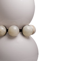 Pearl Orbit Glass Decor